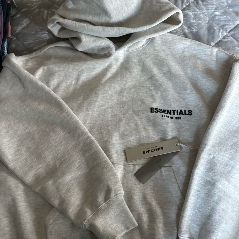 Men's Essentials Gray Hoodie